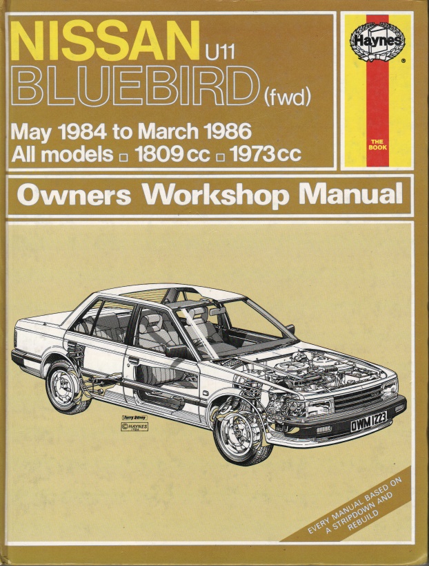 NISSAN BLUEBIRD  MAY 1984 TO MARCH 1986