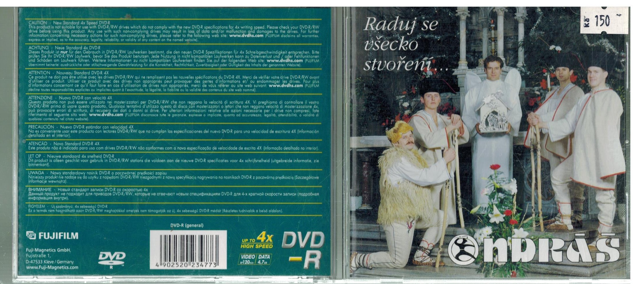 CD ONDRÁŠ - RADUJ SE VŠECKO STVOŘENÍ...