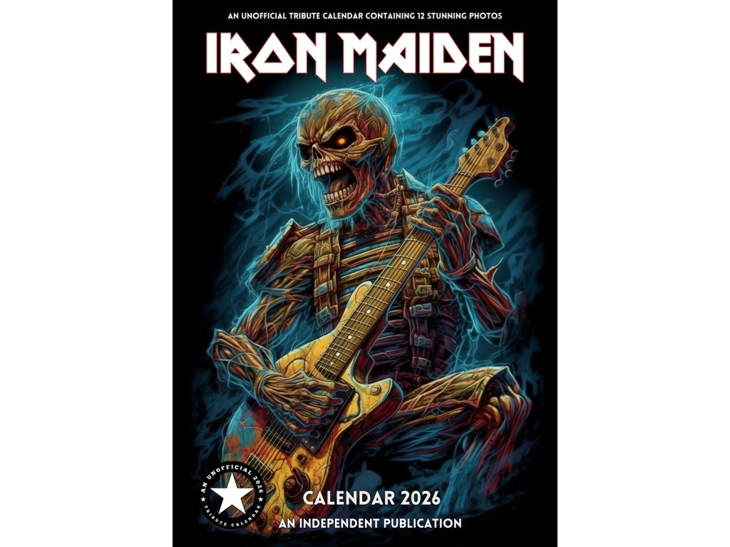 IRON MAIDEN 2026 KALENDÁŘ NÁSTĚNNÝ