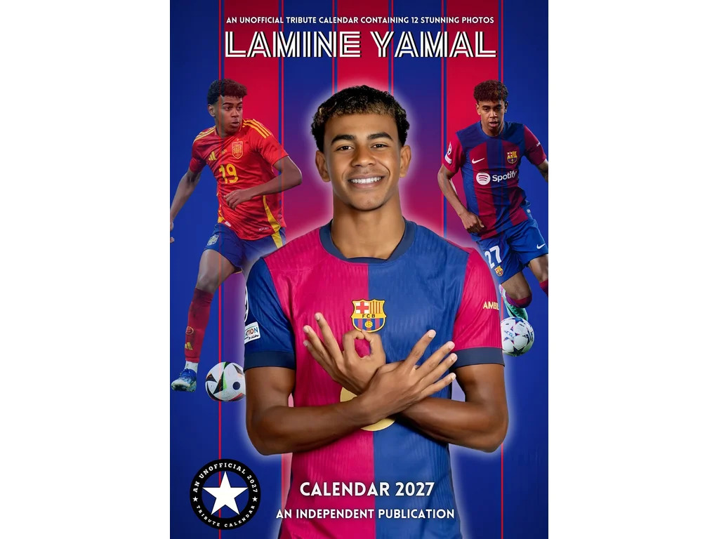 LAMINE YAMAL 2027 KALENDÁŘ NÁSTĚNNÝ