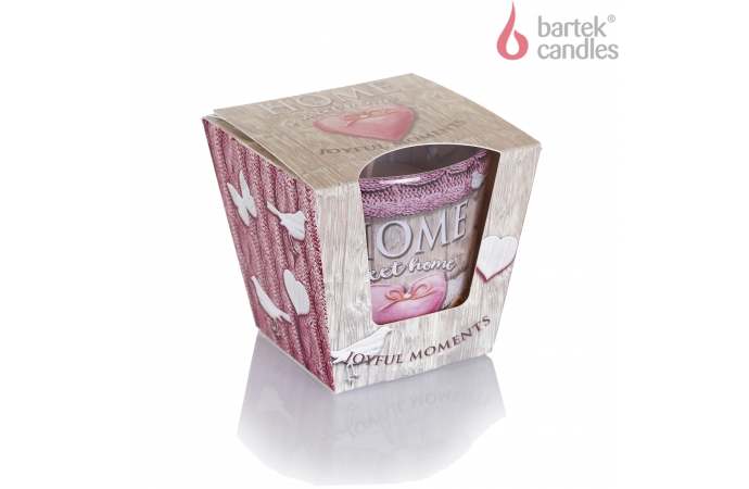 SVÍČKA VE SKLE SWEET HOME JOYFUL MOMENTS 115G