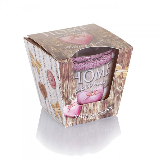 SVÍČKA VE SKLE SWEET HOME NICE A COSY 115G