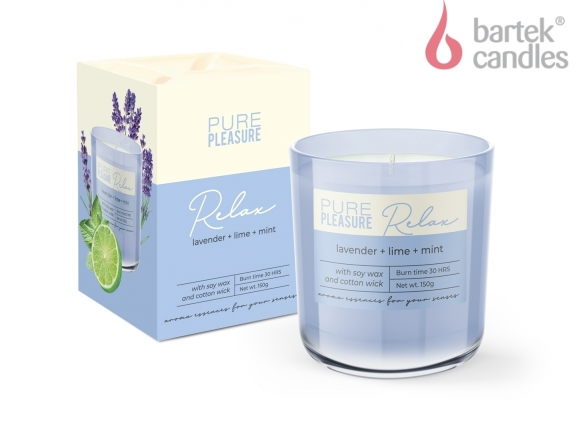 SVÍČKA PURE RELAX 150G