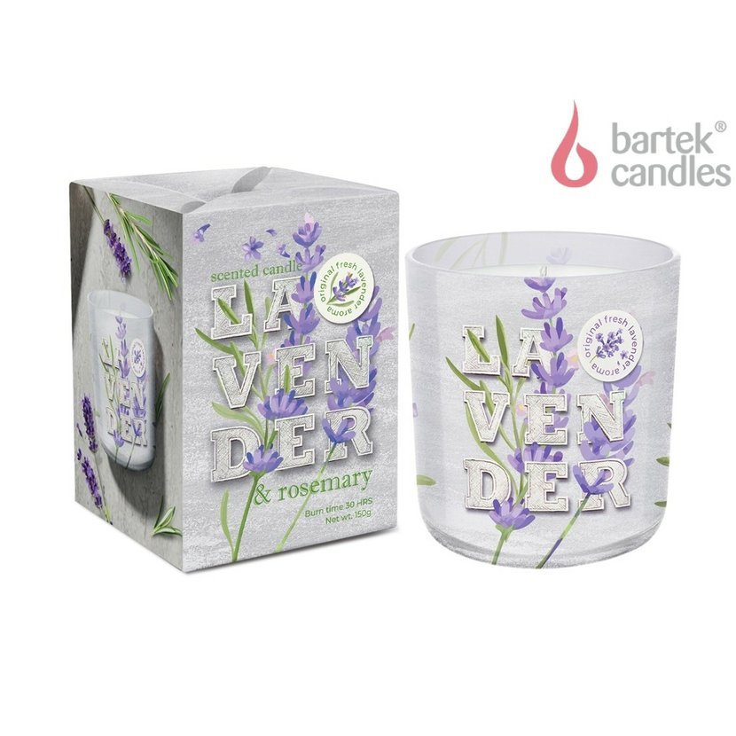 SVÍČKA LAVENDER ROSEMARY 150G