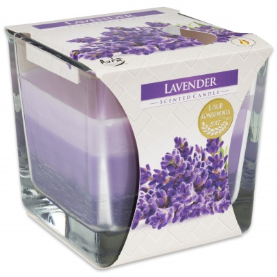 DEKORATIVNÍ SVÍČKA COLOURED - LAVENDER 170G