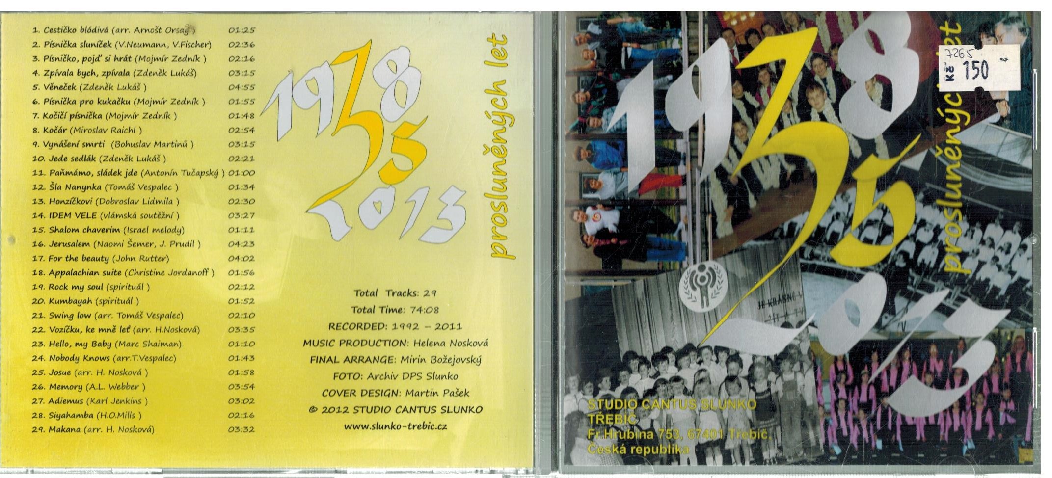 CD SLUNKO - 35 PROSLUNĚNÝCH LET