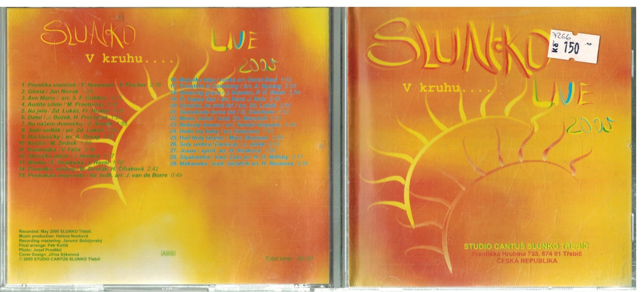 CD SLUNKO - V KRUHU LIVE 2005