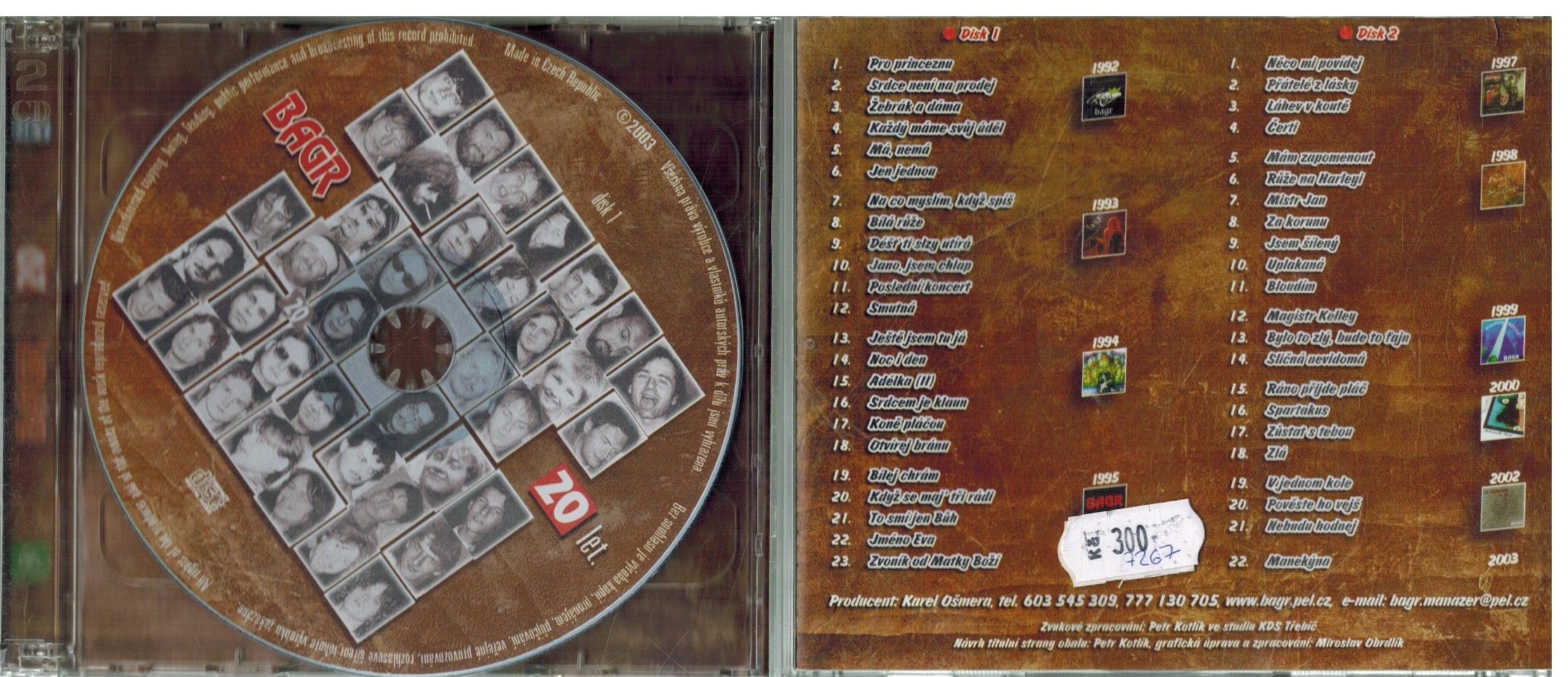 CD BAGR - 20 LET