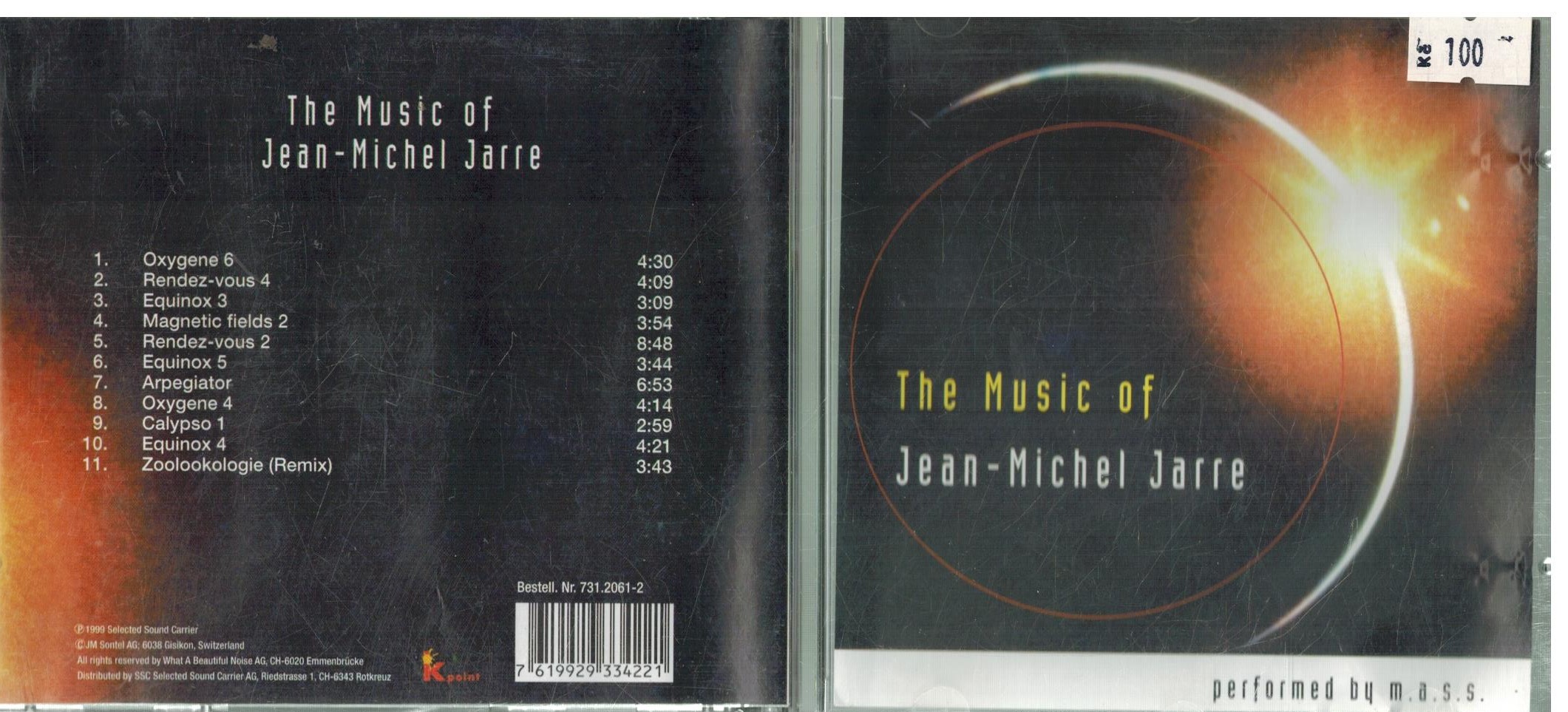 CD JARRE JEAN-MICHEL - THE MUSIC OF /PERFOMED BY M.A.S.S./