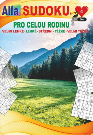 Obálka knihy SUDOKU PRO CELOU RODINU 04/2025 od autora <br>