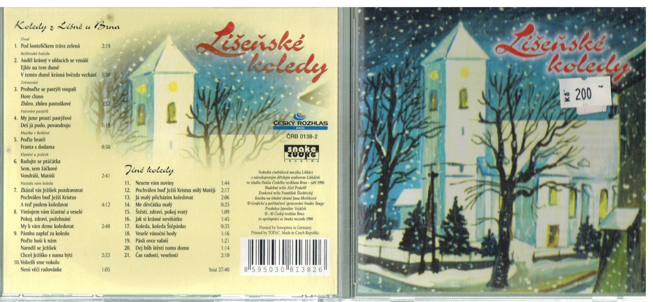 CD LÍŠEŇSKÉ KOLEDY