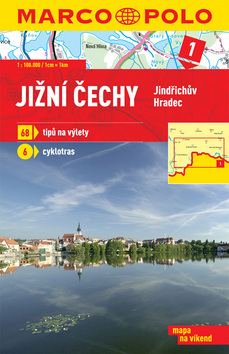 JIŽNÍ ČECHY-J.HRADEC-MAPA NA VÍKEND/MARCO POLO