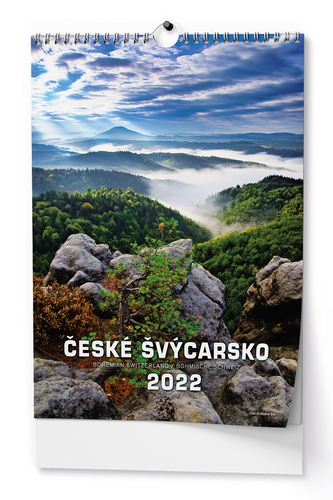 NÁSTĚNNÝ KALENDÁŘ 2022 ČESKÉ ŠVÝCARSKO