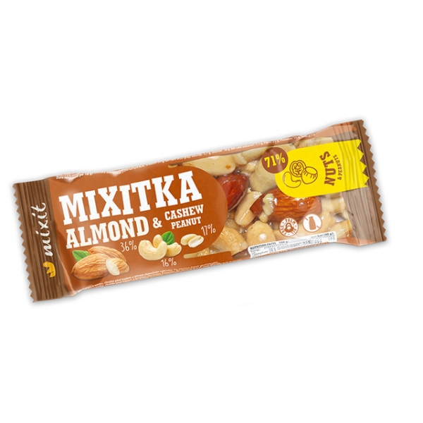 OŘÍŠKOVÉ MIXITKY-MANDEL+KEŠU 40G