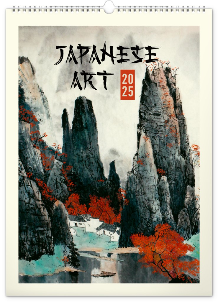 JAPANESE ART 2025 NÁSTĚNNÝ KALENDÁŘ