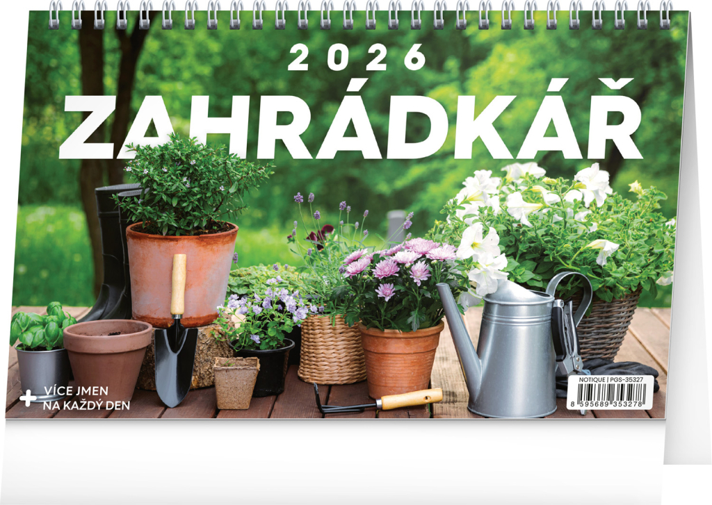STOLNÍ KALENDÁŘ 2026 ZAHRÁDKÁŘ