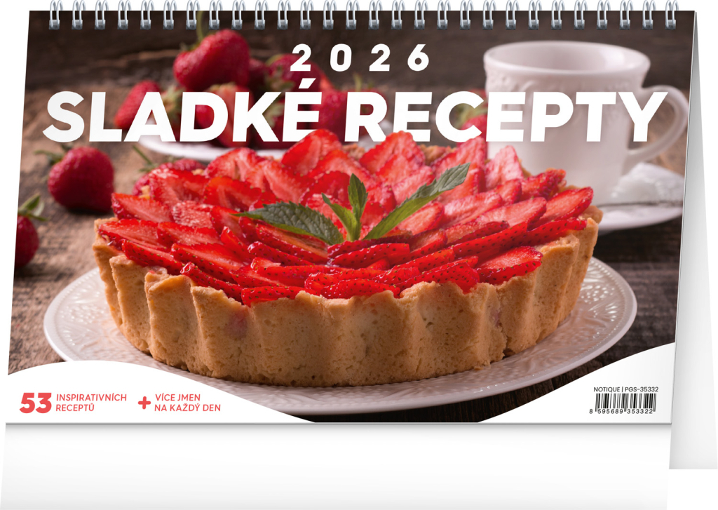 STOLNÍ KALENDÁŘ 2026 SLADKÉ RECEPTY