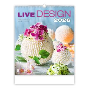 NÁSTĚNNÝ KALENDÁŘ 2026 LIVE DESIGN
