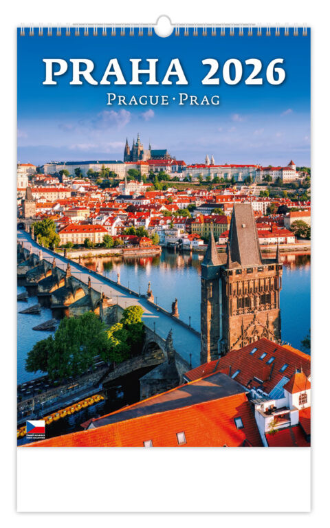 NÁSTĚNNÝ KALENDÁŘ 2026 PRAHA