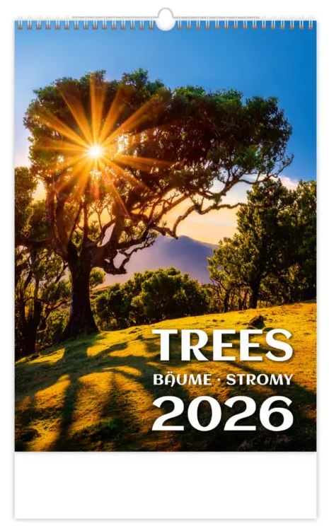 NÁSTĚNNÝ KALENDÁŘ 2026 STROMY