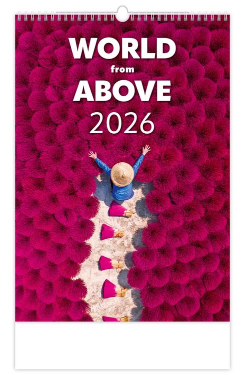 NÁSTĚNNÝ KALENDÁŘ 2026 WORLD FROM ABOVE