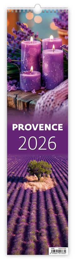 NÁSTĚNNÝ KALENDÁŘ 2026 PROVENCE VÁZANKA