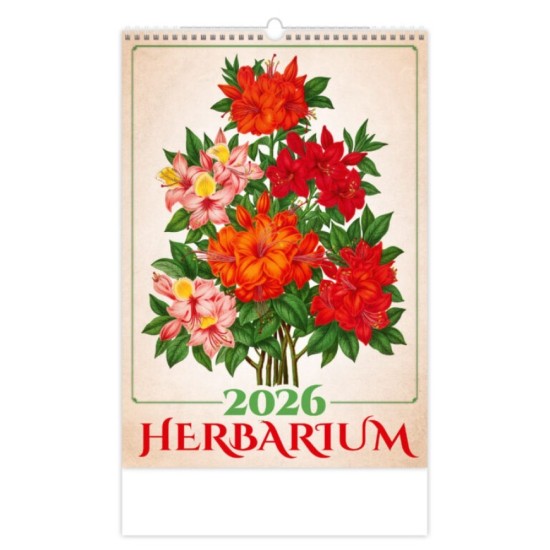 NÁSTĚNNÝ KALENDÁŘ 2026 HERBARIUM