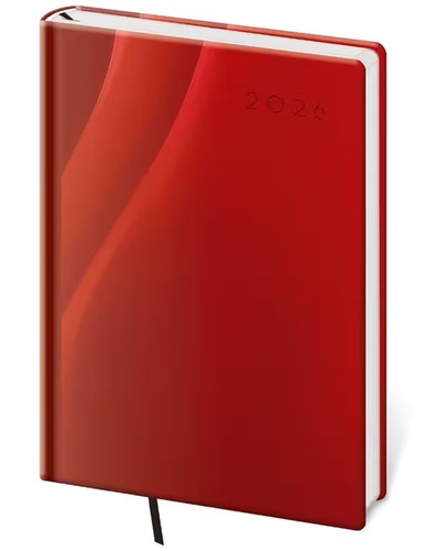 DIÁŘ 2026 TÝDENNÍ A5 VARIO RED DESIGN