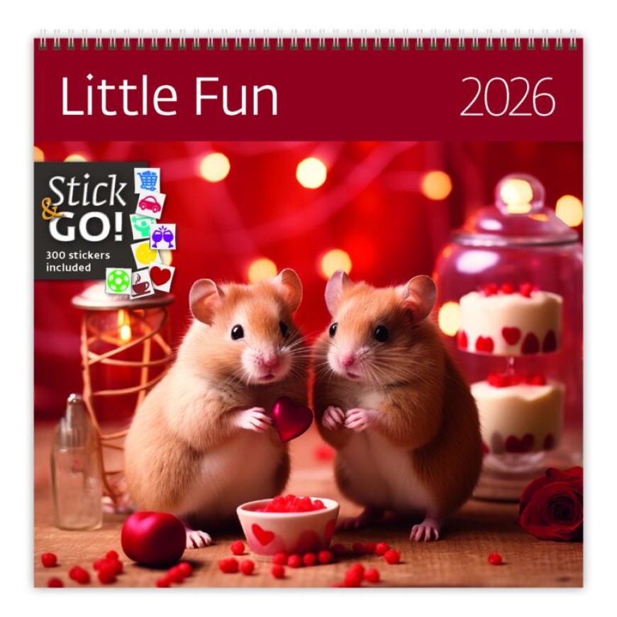 NÁSTĚNNÝ KALENDÁŘ 2026 LITTLE FUN