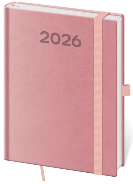 DIÁŘ 2026 TÝDENNÍ A5 PRINT POP RŮŽOVÝ