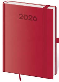 DIÁŘ 2026 TÝDENNÍ B6 PRINT POP MALINOVÝ
