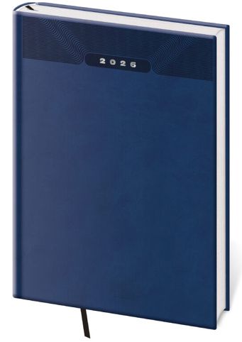 DIÁŘ 2026 DENNÍ A4 PRINT CLASSIC MODRÝ