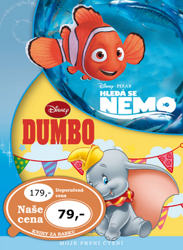 HLEDÁ SE NEMO + DUMBO (MOJE PRVNÍ ČTENÍ)