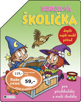 KOUZELNÁ ŠKOLIČKA-DOPLŇ,NAJDI ROZDÍL,PŘIŘAĎ