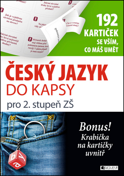 ČESKÝ JAZYK DO KAPSY PRO 2.STUPEŇ ZŠ (192 KARTIČEK)