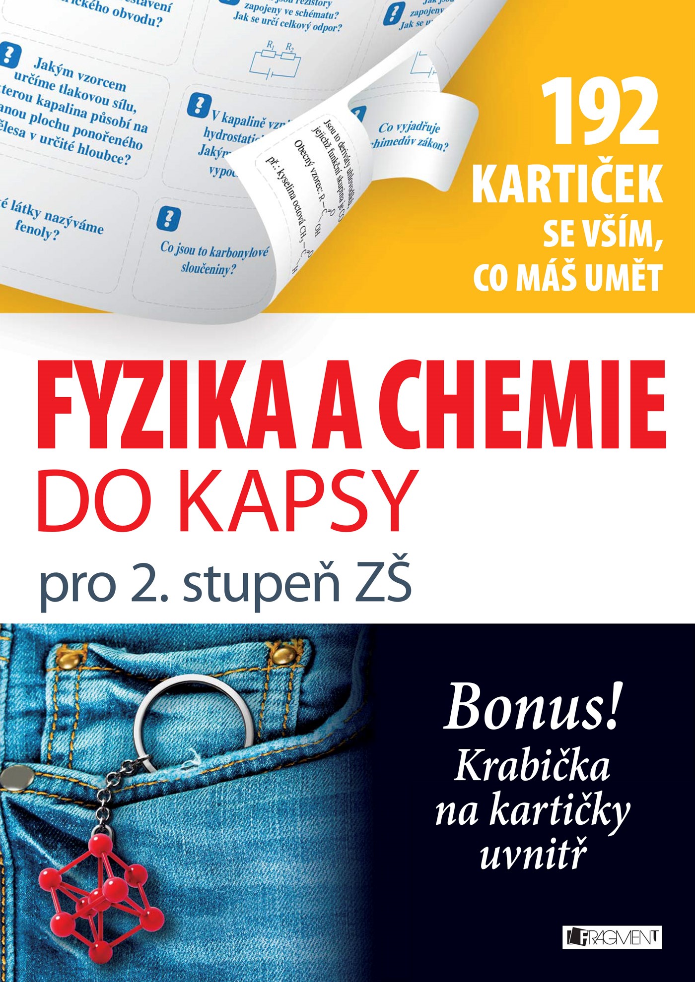 FYZIKA A CHEMIE DO KAPSY PRO 2. STUPEŇ ZŠ  (192 KARTIČEK)