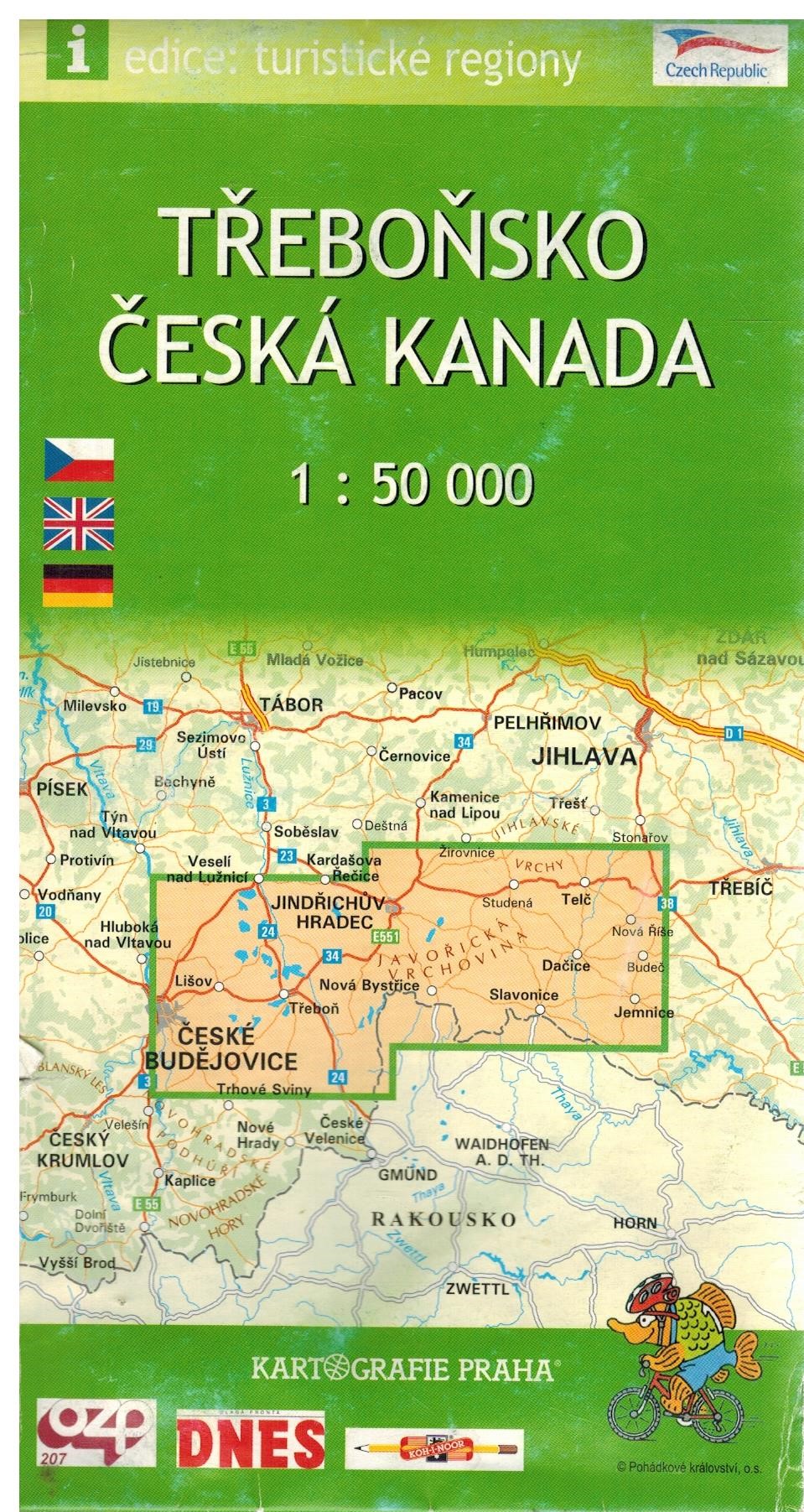 TŘEBOŇSKO ČESKÁ KANADA 1:50T