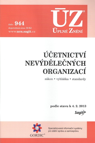 ÚZ 944 ÚČETNICTVÍ NEVÝDĚLEČNÝCH ORGANIZACÍ/SAGIT