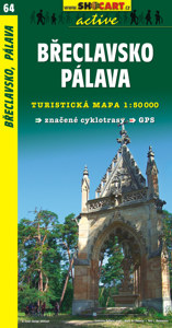Obálka knihy BŘECLAVSKO, PÁLAVA 1:50 000 /64/ od autora <br>