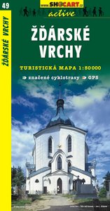 Obálka knihy ŽĎÁRSKÉ VRCHY 1:50 000 /49/ od autora <br>