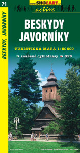 Obálka knihy BESKYDY, JAVORNÍKY 1:50 000 /71/ od autora <br>