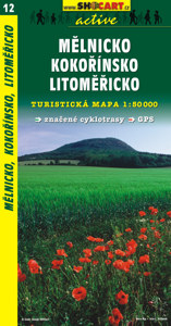 Obálka knihy MĚLNICKO,KOKOŘÍNSKO,LITOMĚŘICKO 1:50 000 /12/ od autora <br>