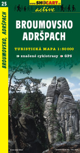 Obálka knihy BROUMOVSKO,ADRŠPACH 1:50 000 /25/ od autora <br>