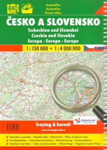 ČESKO A SLOVENSKO 1:150 000 AUTOATLAS + EVROPA