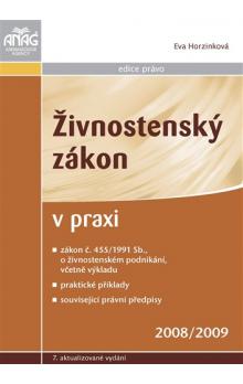 ŽIVNOSTENSKÝ ZÁKON 2008 V PRAXI/ANAG