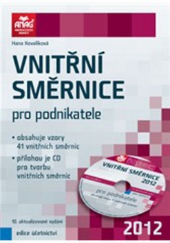 VNITŘNÍ SMĚRNICE PRO PODNIKATELE 2012/ANAG