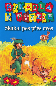 ŘÍKADLA S PUZZLE-SKÁKAL PES PŘES OVES