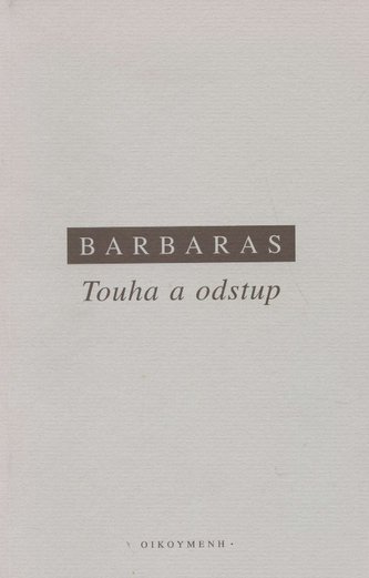 Obálka knihy TOUHA A ODSTUP od autora Barbaras Renaud