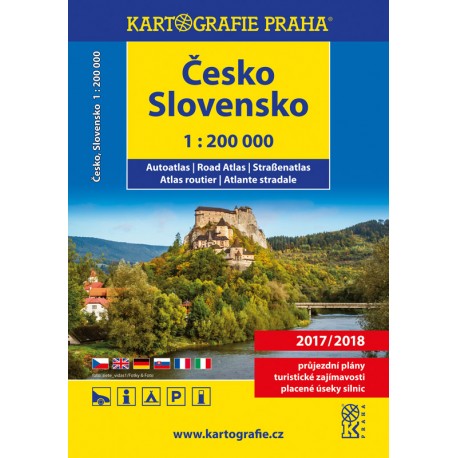 AUTOATLAS ČESKO 1:200 000 2017/2018