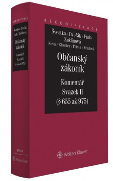 OBČANSKÝ ZÁKONÍK, KOMENTÁŘ SVAZEK II (§655 AŽ 975) RODINNÉ P